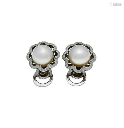 Akoya ear clips WG 585/00