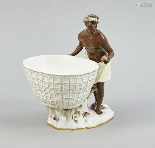Figural bowl, Meissen, ma