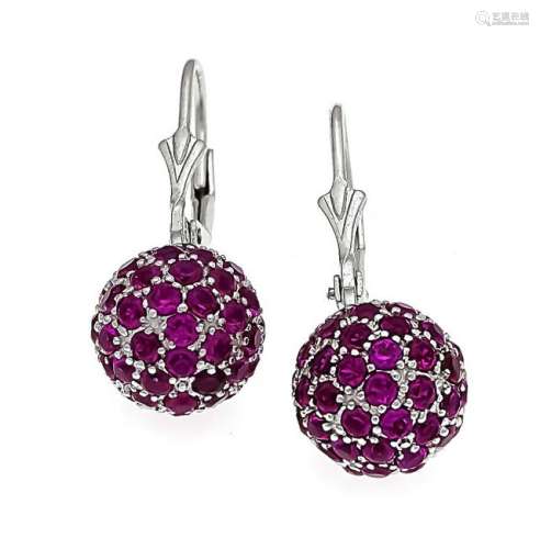 Gemstone earrings silver