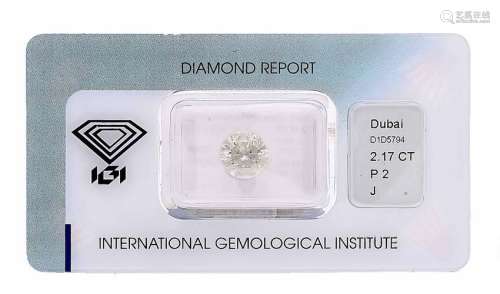 Brilliant 2.17 ct J / PI2