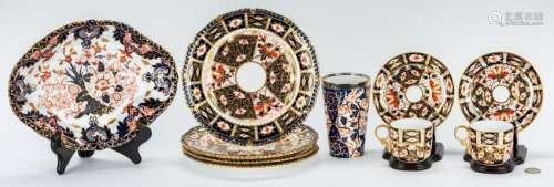 10 Pcs. English Porcelain, incl. Royal Crown Derby Imar