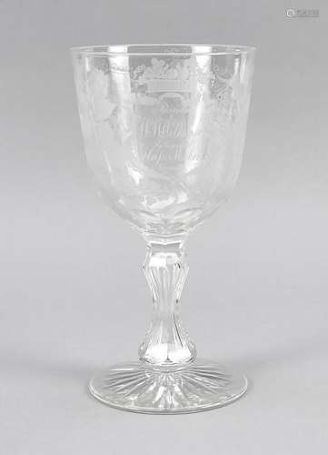 Large cup, 19th century,