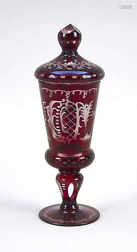 Lidded Cup, Bohemia, 19th