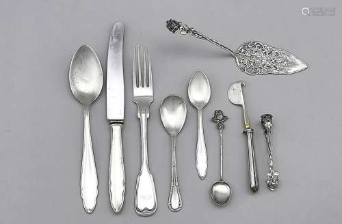 61 pieces cutlery, 20th c