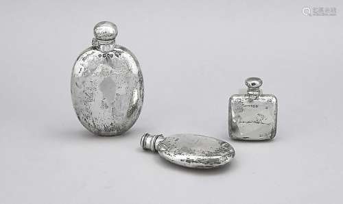 Three flasks, England, 20