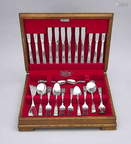 Cutlery for six persons,