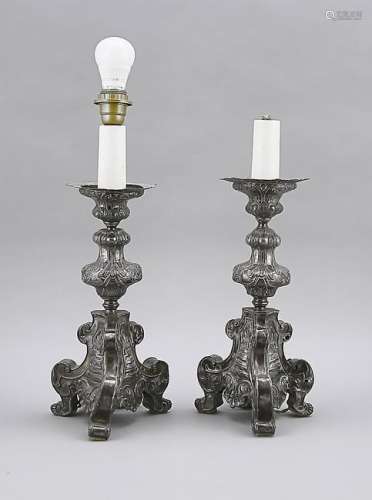 Pair of table lamps, 20th