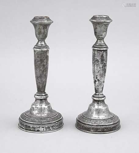 Pair of candlesticks, 20t
