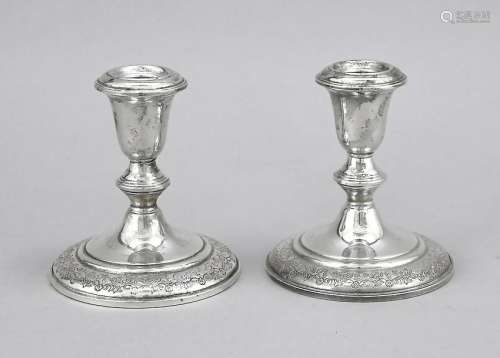 Pair of candlesticks, USA