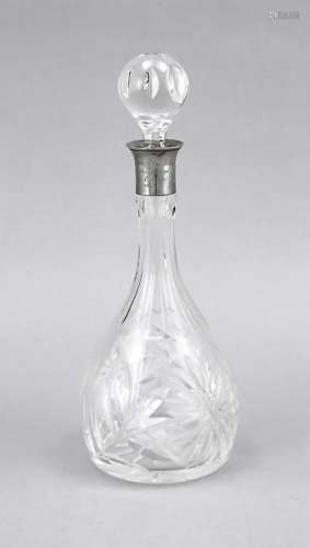 Carafe with silver neck m