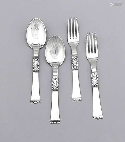 24 pieces Art Deco cutler