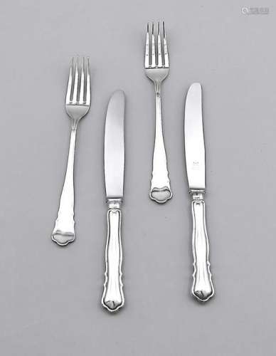 Eight pieces cutlery, Ger