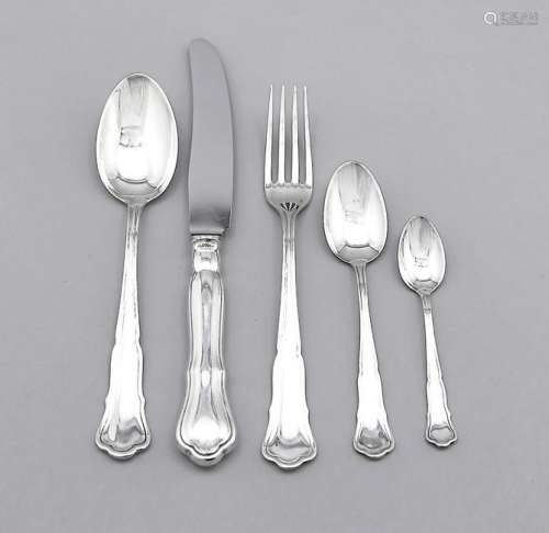 Cutlery for six persons,