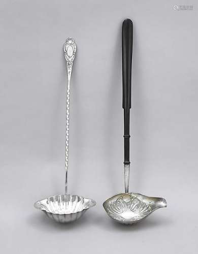 Ladle, around 1900, silve