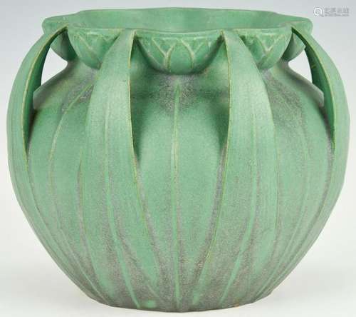 Large Teco Pottery Jardiniere, Model 106