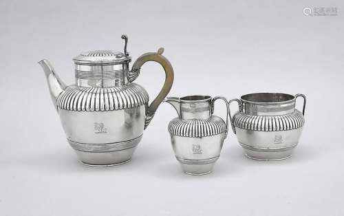 Three piece tea set, Engl