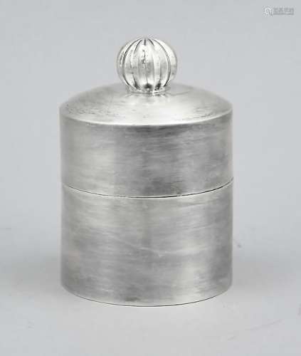 Round Art Deco lidded box