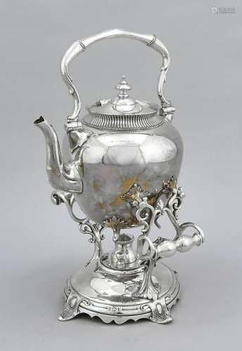 Tea kettle on rechaud, 20