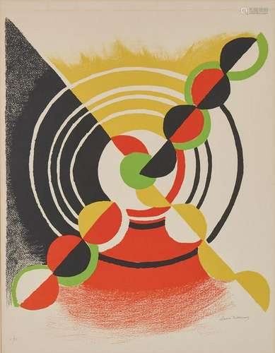 Sonia Delaunay Lithograph, Work