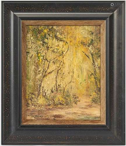 John T. Bauscher, Kentucky Oil Impressionist Landscape