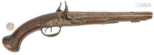 Double Barrel Holster Flintlock Pistol