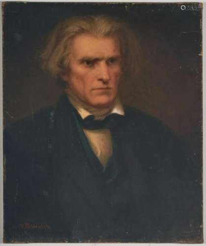 Attr. T.B. Welch, John Calhoun Portrait, 19th c.