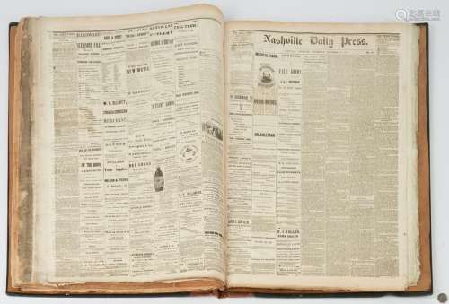 Collection of Nashville Civil War Newspapers, Jan-Feb