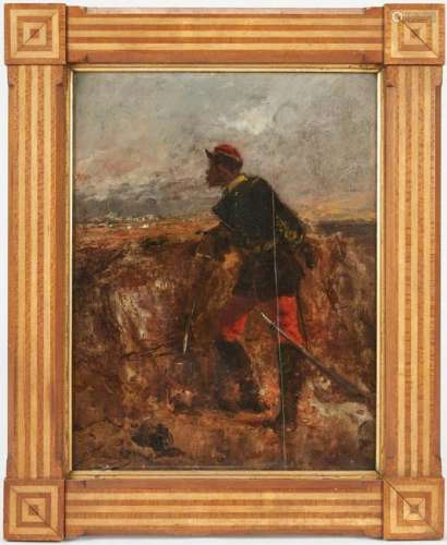 W.C. Beauquesne O/B, Soldier Painting