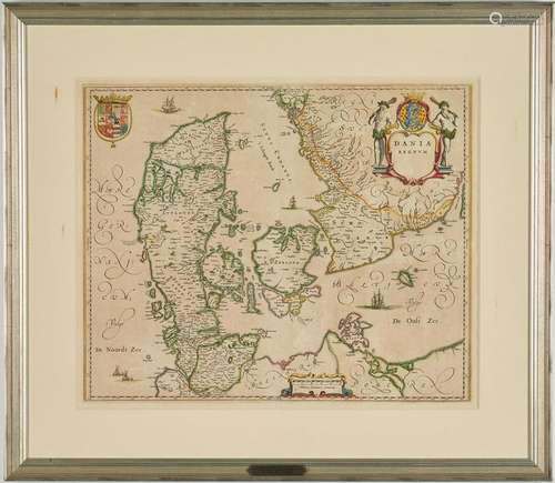 Early Map of Denmark