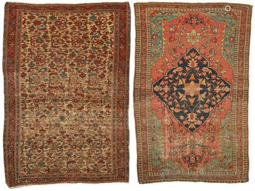 2 Persian Sarouk Rugs