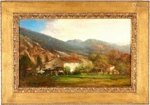 David Leffel O/C Italian Landscape Painting