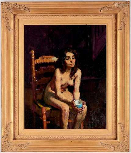 Daniel Green, O/B Nude With Blue Cup