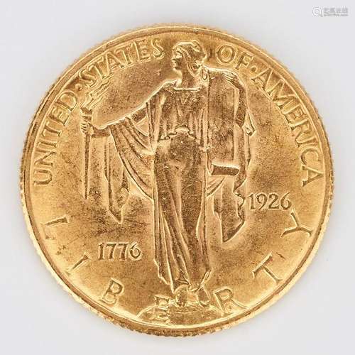 1926 $2.50 U.S. Sesquicentennial Gold Coin,