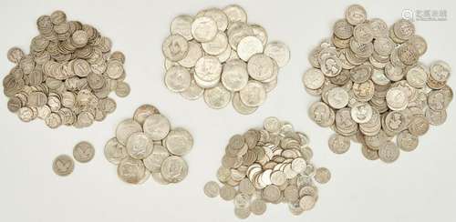 Silver Coin Grouping of 447 items, incl. Dimes,