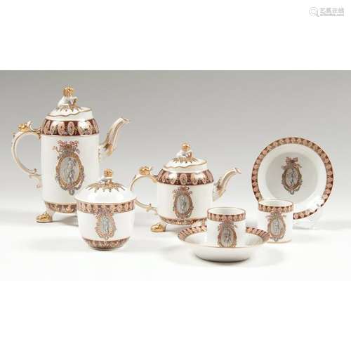 Imperial Russian Porcelain Tea Set