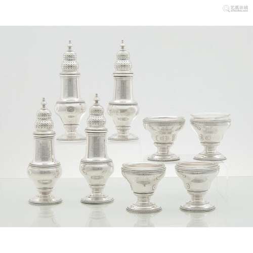 Rowlands & Frazer  English Sterling Salt Cellars and