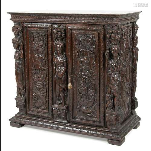 Italian Renaissance Cupboard in Walnut