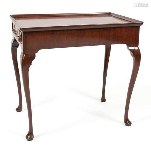 George III Tea Table in Mahogany