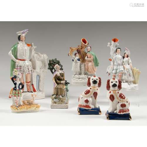 Staffordshire Pottery Figures