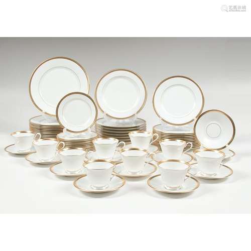 Gold-Rimmed Porcelain, Including  Lenox  and  Haviland