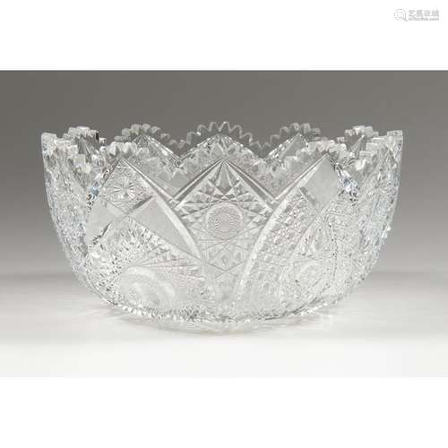 Brilliant Cut Glass Bowl