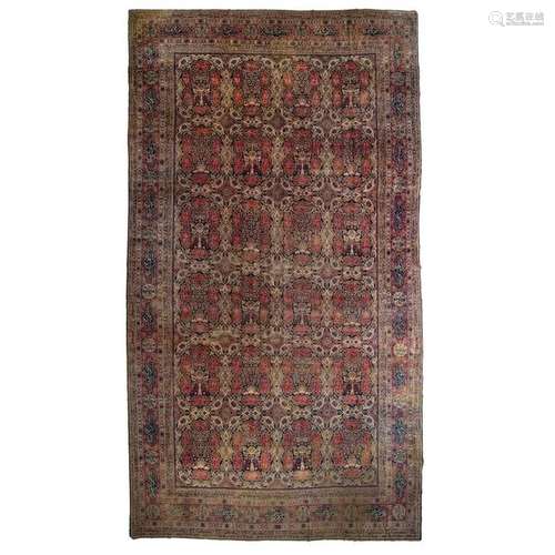 Persian Lavar Kerman Palace Size Rug