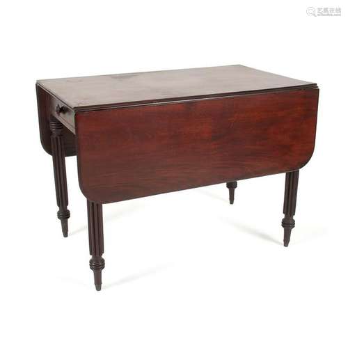 Regency-Style Pembroke Table in Mahogany