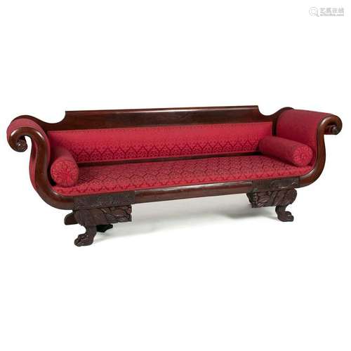 Classical Scroll Arm Sofa