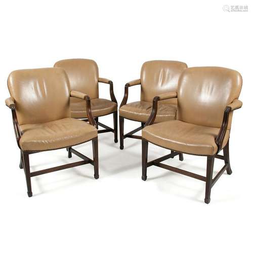 Kittinger  Leather Armchairs