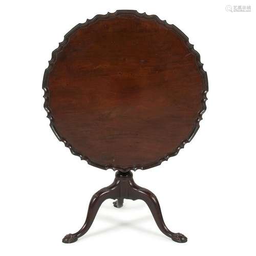 Pie Crust Tilt Top Table