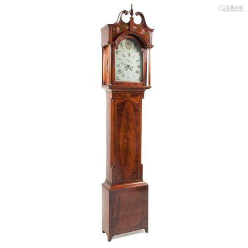 Tall Case Clock in Mahogany by Mitchell & Mott