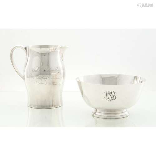 American Sterling  Paul Revere  Pitcher and Bowl