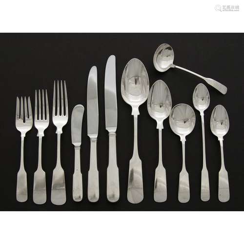 Gorham  Sterling Flatware Service for Twelve,  Old