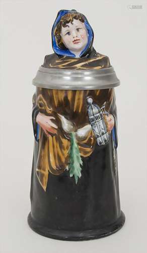 Figürlicher Bierkrug 'Münchner Kindl' / A figural